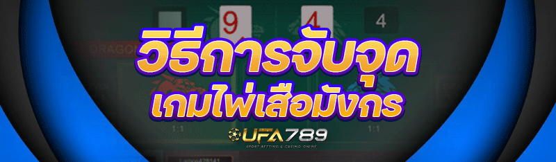 วิธีการจับจุด เกมไพ่เสือมังกร
